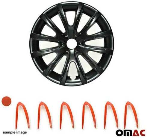 OMAC 16 inčni hubcaps za Ford Transit Grey i Violet 4 PCS. Poklopac naplataka na kotači