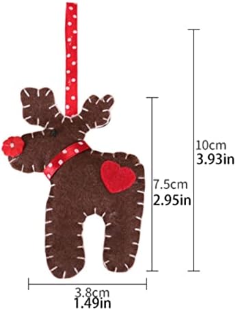 Božićni ukras božićno drvce ukrašavanje jelena privjesak božićni ukrasi viseći akrilni snježne pahulje veliko