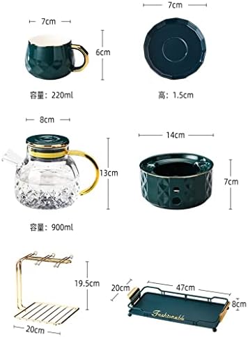 Stakleni čajnik za svijeće grijanje čaj keramika čaj set Set Home dnevni boravak Hospitality čaj za čaj