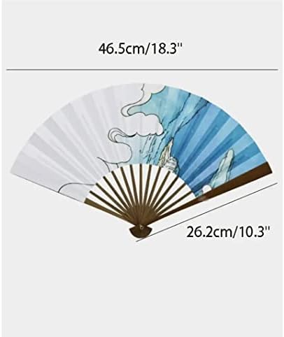 Papir ventilator SAVJETNI VENTIRANI VENCIJI VINSAGE VINTAGE PAPER FANSKAPE Slikanje Preklopno ventilator Mountain slika klasični