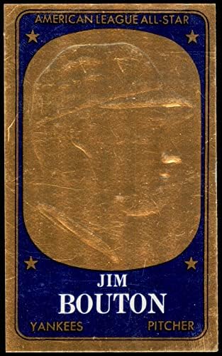 1965. Topps 25 Jim Bouton New York Yankees Ex Yankees