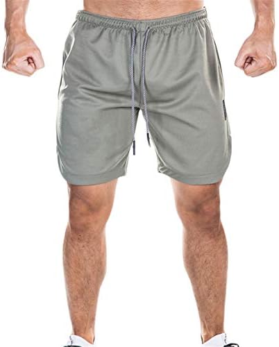 Adongnywell muške ležerne kratke kratke hlače elastični struk udobne kratke kratke hlače s džepovima hlača