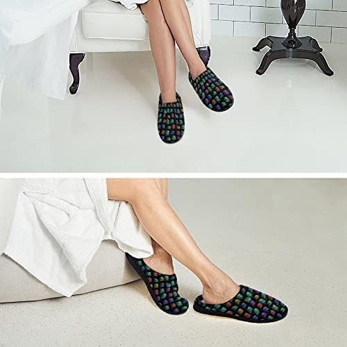 Boje biserno morsko kamenje ženske pamučne papuče lagane kućne cipele za pranje za spa spavaće sobe hotel
