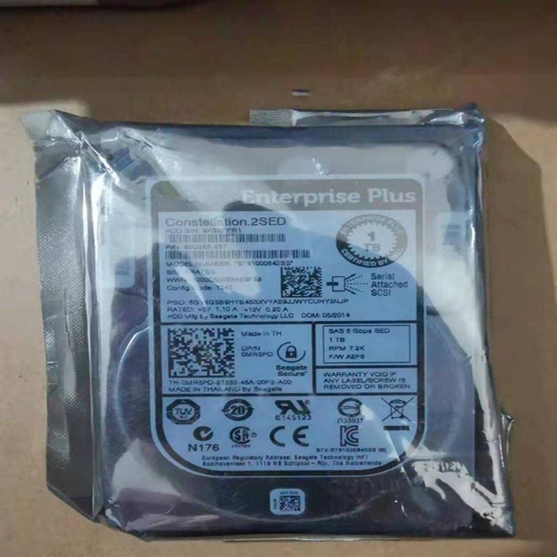 MIDTY 95% HDD for 1TB 2.5" SAS 64MB 7200RPM for Internal HDD for Server HDD  for 0MR5PD ST91000642SS