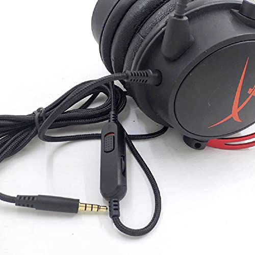 2M crni metalni kabel za slušalice linija audio kabela slušalice za igre za telefon