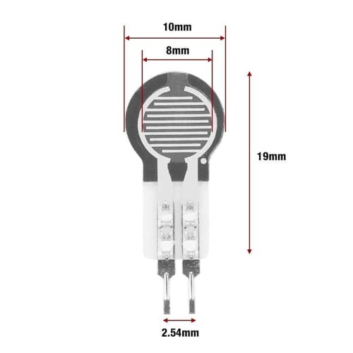 Ezweiji 2PCS/4PCS senzori tlaka tankih filmova visoki precizni senzori električnog otpora senzori tlaka otporni senzori tlaka