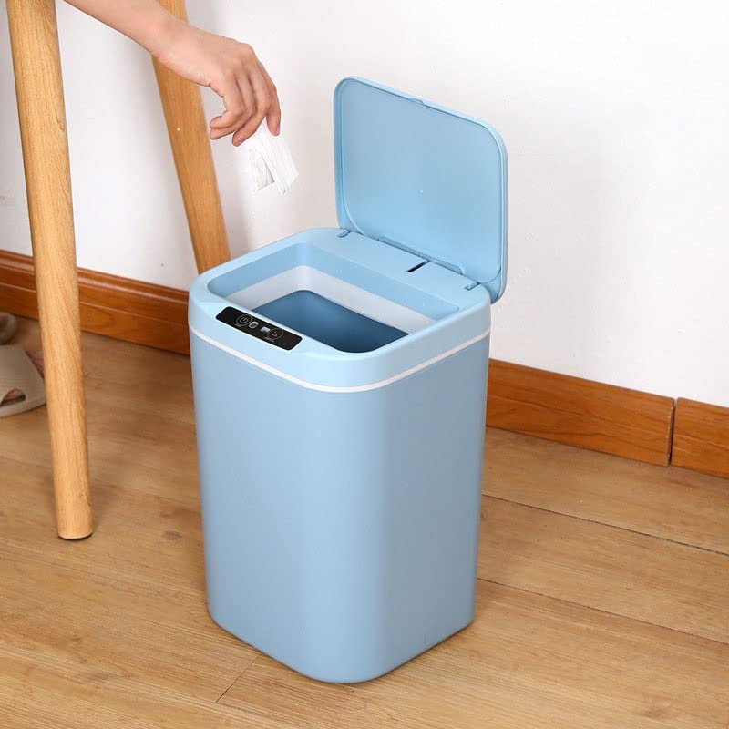 SAWQF Automatsko indukcijsko smeće kanta za dnevni boravak Kuhinja Skladištenje Pametno otvaranje i zatvaranje kante za kućanstvo