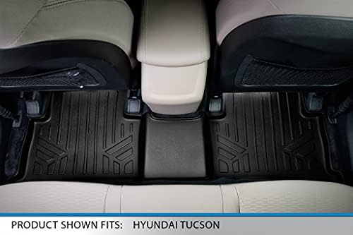 Smartliner Custom Fit All Weather Floor prostirke 2 reda obloga Black kompatibilan s 2020-2021 Hyundai Tucson