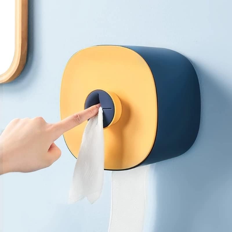 Miaohy samo -ljepljivi toaletni papir držač valjaka zidni vodootporno tkivo za skladištenje kupaonice Organizator ručnika