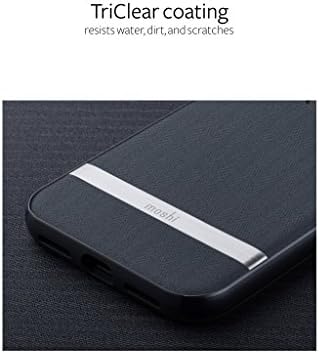 Moshi Vesta za iPhone XS slučaj/iPhone X futrola, tanak zaštitni poklopac s uzorkom Twill i metalizirani okvir, hibridni