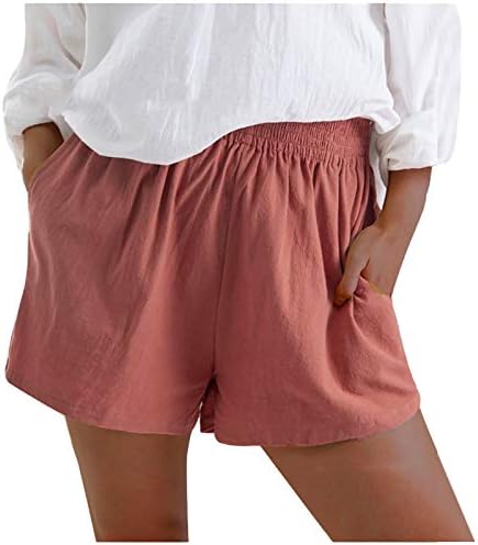 Ženske kratke hlače za ljeto plus size casual elastični struk labavi fit boho kratke hlače zvjezdane trake za prozračne hlače