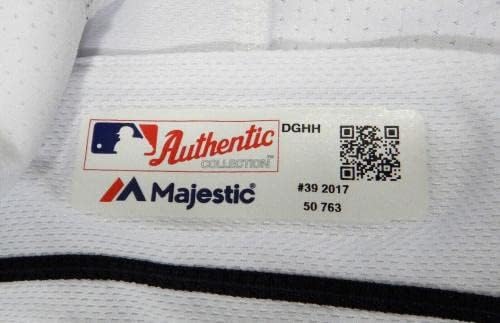 2017 Detroit Tigers Edward Mujica 39 Igra izdana bijelim Jerseyjem Mr.i Patch 50 904 - Igra korištena MLB dresova