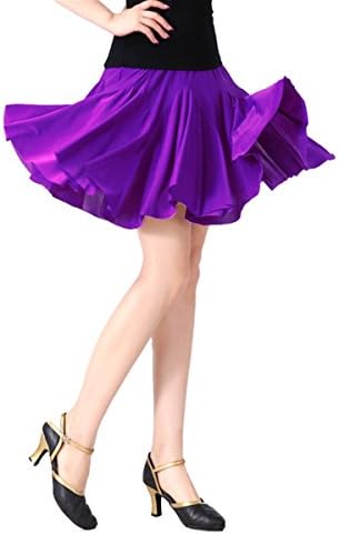 Žene latino plesna suknja salsa tango rumba cha cha plesna kostim haljina s kratkim hlačama
