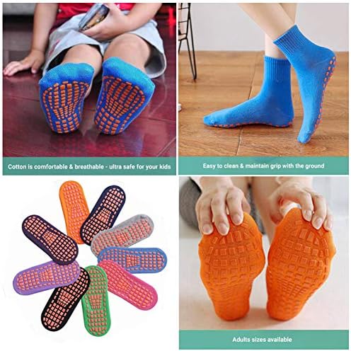 7 parova trampolinskih čarapa netaknute prozračne pamučne podne joge čarape za djecu/muškarce/žene