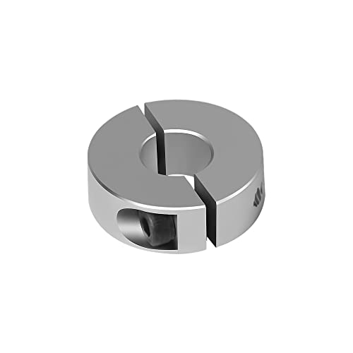 Sinoblu 4PCS Split Odjeljak Odjel 1 1/4 inča provrt, aluminijski dvodijelni ovratnik za stezanje za osovinu, 60 mm OD, debljina