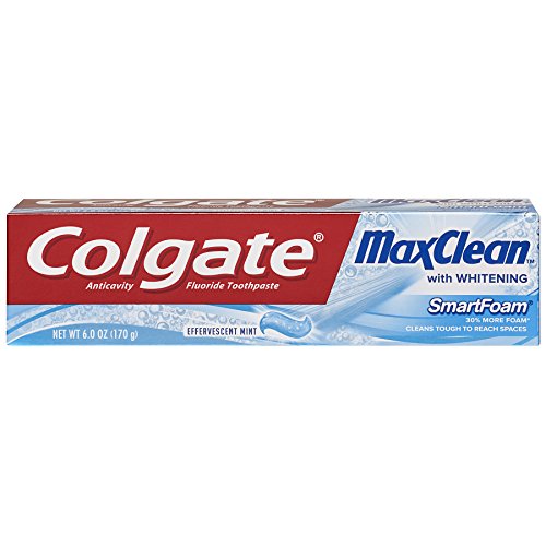 Colgate MaxClean Smartfoam pjenasti pasta za zube, metvica - 6 unce