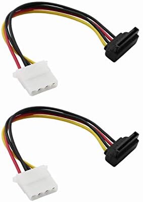 Zrm & E 2PCS SATA Adapter Adapter Adapter IDE 4P ženskog na SATA 15 PIN ženskog kabela za ekstenziju IDE na SATA priključak