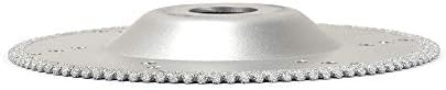 Wenfo srebro 4 ”× 5/8” zdjela s lemljenom dijamantnom pilama, dijamantnom kružnom pilama, diskovima dijamantni lapidary pila