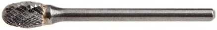 Forney 60139 volfram karbid Burr s 1/8-inčnim mjehurićima, cilindričnim, 1/4-inčnim, tamno sivim